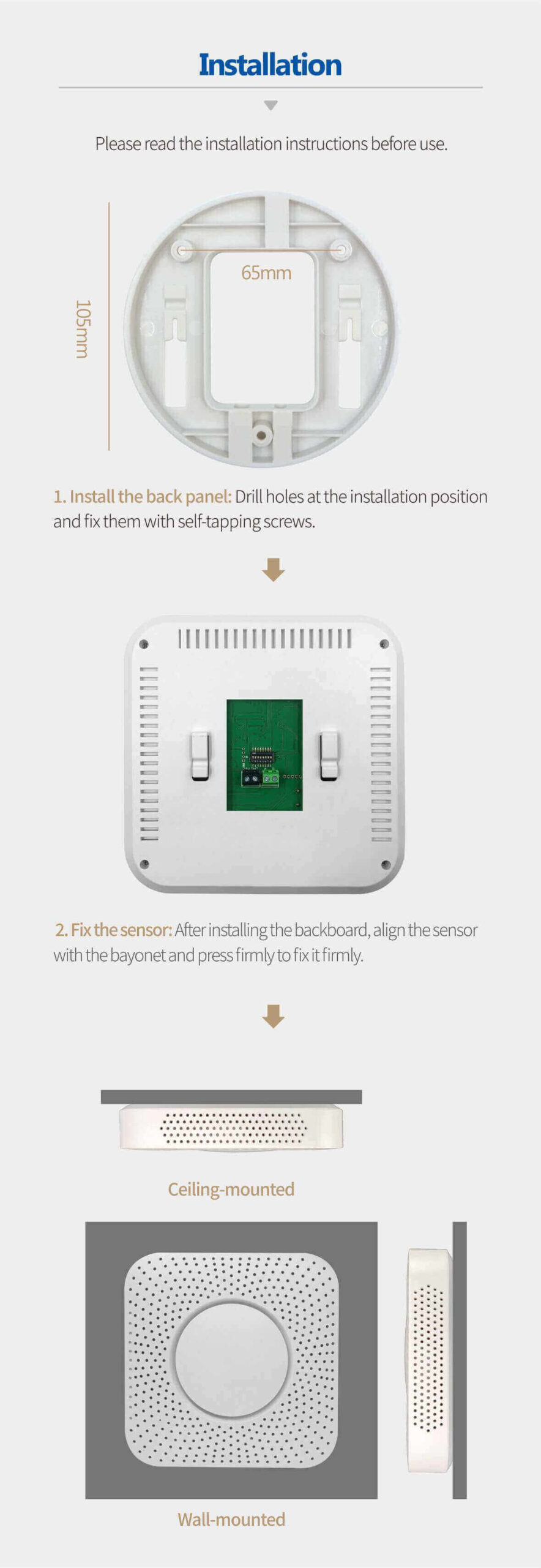 portable air quality detector