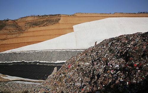 Landfill gas monitoring program